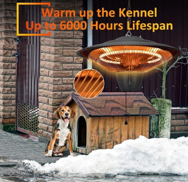 Standing patio heater